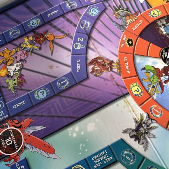 Digimon Digital Monsters Ultimate Adventure Board Game - READ Missing 2 Tokens - Picture 5 of 16
